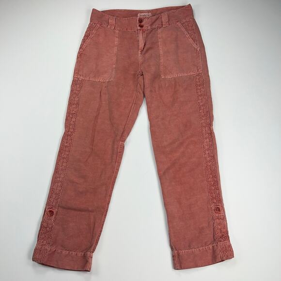 Sundance Women's Straight Leg Pants in Dusty Rose - Picture 3 of 12